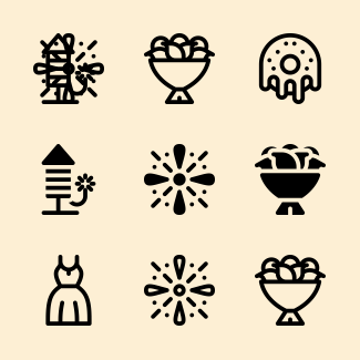 Party and Celebration icons pack