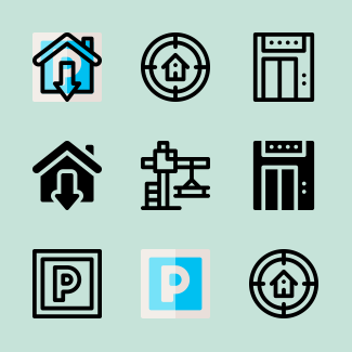 Real Estate icons pack