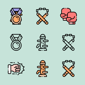 Martial Arts icons pack
