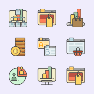 SEO and Online Marketing icons pack