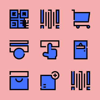 Shopping and Retail icons pack