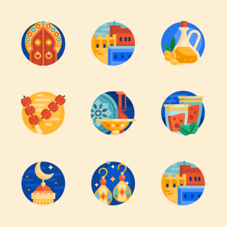 Morocco icons pack