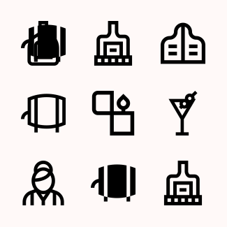 Bar and pub icons pack