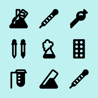 Chemistry Lab icons pack