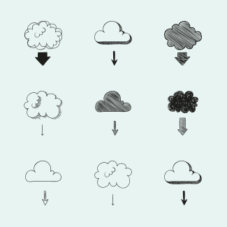 Cloud Computing Set icons pack