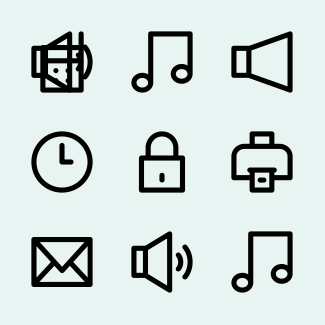 Communication Elements icons pack