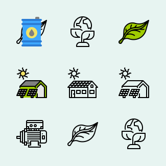 Ecology icons pack