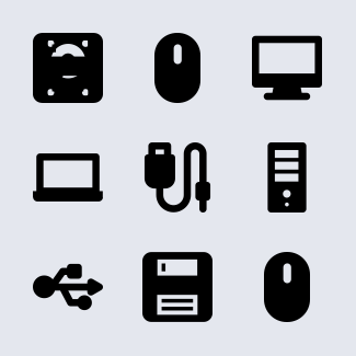 Computer and Hardware icons pack