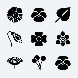 Flowers Species icons pack