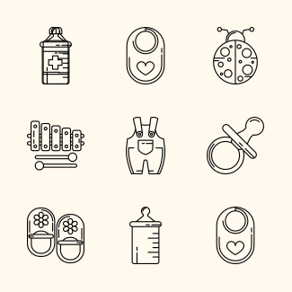 Babe icon set icons pack