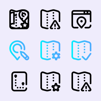 Location icons pack