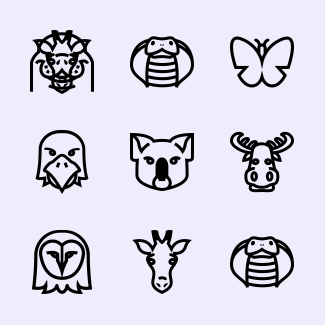 Funny Animals icons pack