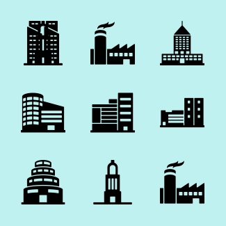 Buildings 3 icons pack