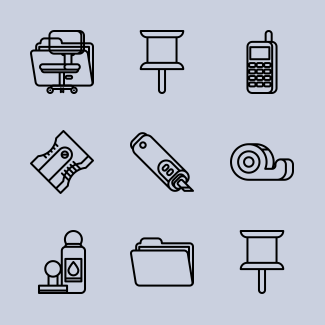 Office Material icons pack
