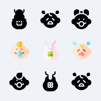 Baby icons pack