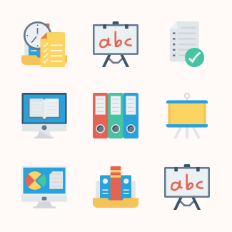 School & Education icons pack