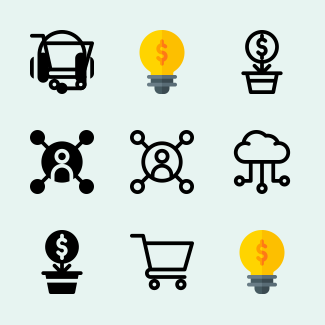 Marketing & Growth icons pack