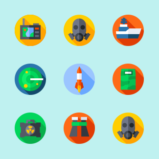 Military icons pack