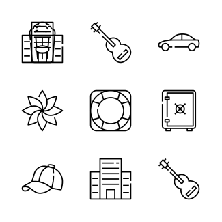 Holidays icons pack