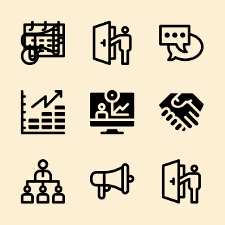 Business Meeting icons pack