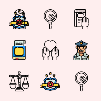 Law & Justice icons pack