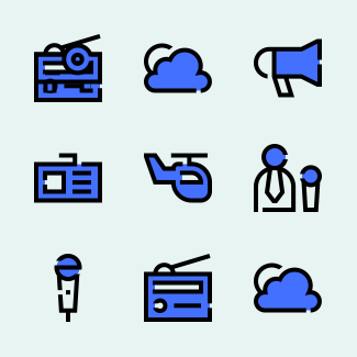 News and Magazine icons pack