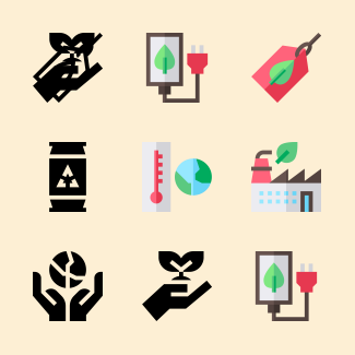 Mother Earth Day icons pack