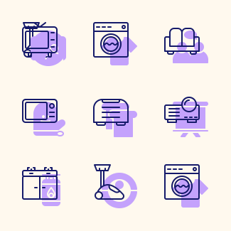 Home Appliance icons pack