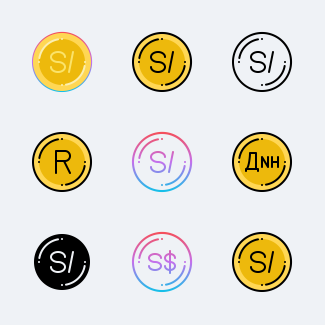 Currency icons pack