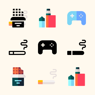 Addictions icons pack