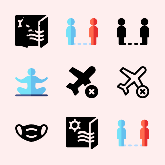 Quarantine icons pack