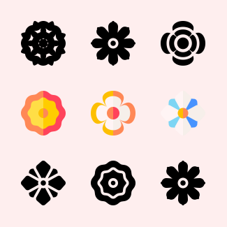 Nature and Flowers icons pack