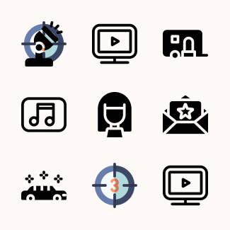 Film Industry icons pack