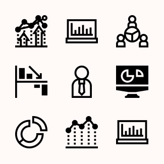 Analytics icons pack