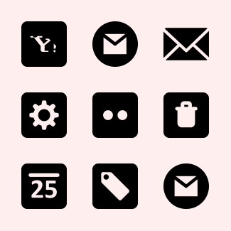 Email and Inbox icons pack