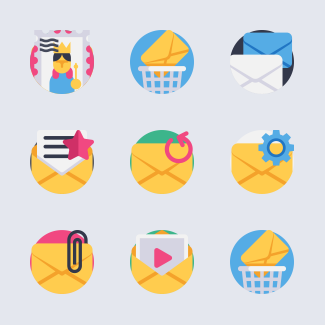 Email icons pack