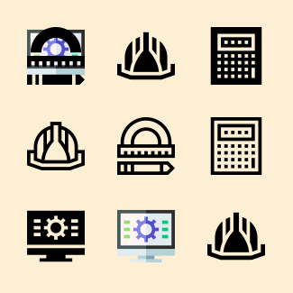Engineering icons pack