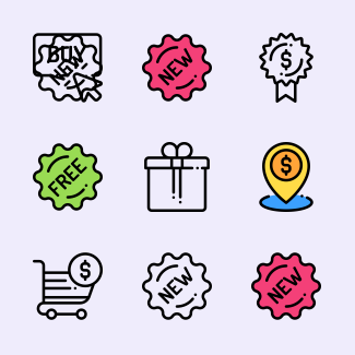 Sales icons pack