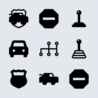 Transportation and Vehicles icons pack