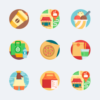 Take away icons pack