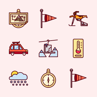 Winter Sports icons pack