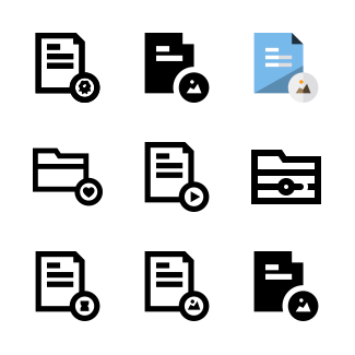 Files and Folders icons pack