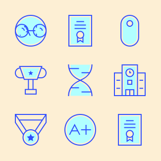 Education icons pack