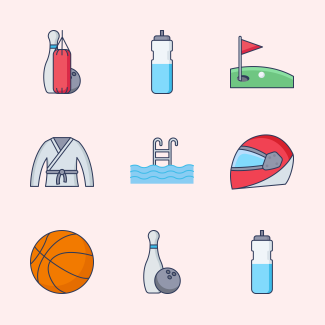 Sports icons pack