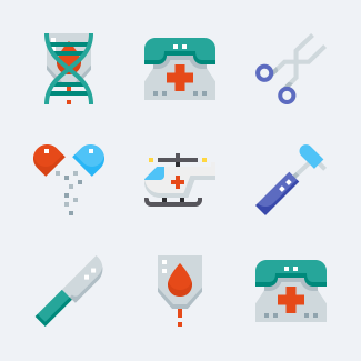Medical icons pack