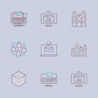 Social Media Agency icons pack