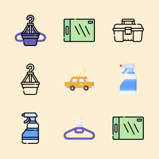 Plastic Products icons pack