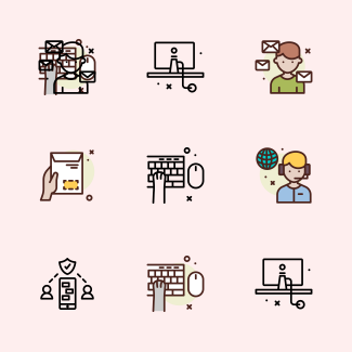 Work from Home icons pack