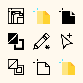 Vector Editing icons pack