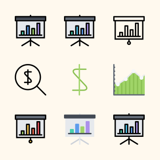 Finance icons pack